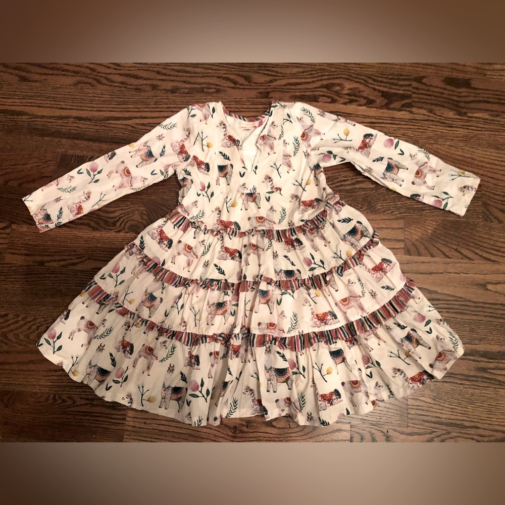 Llama Ruffle Dress! So cute!!!